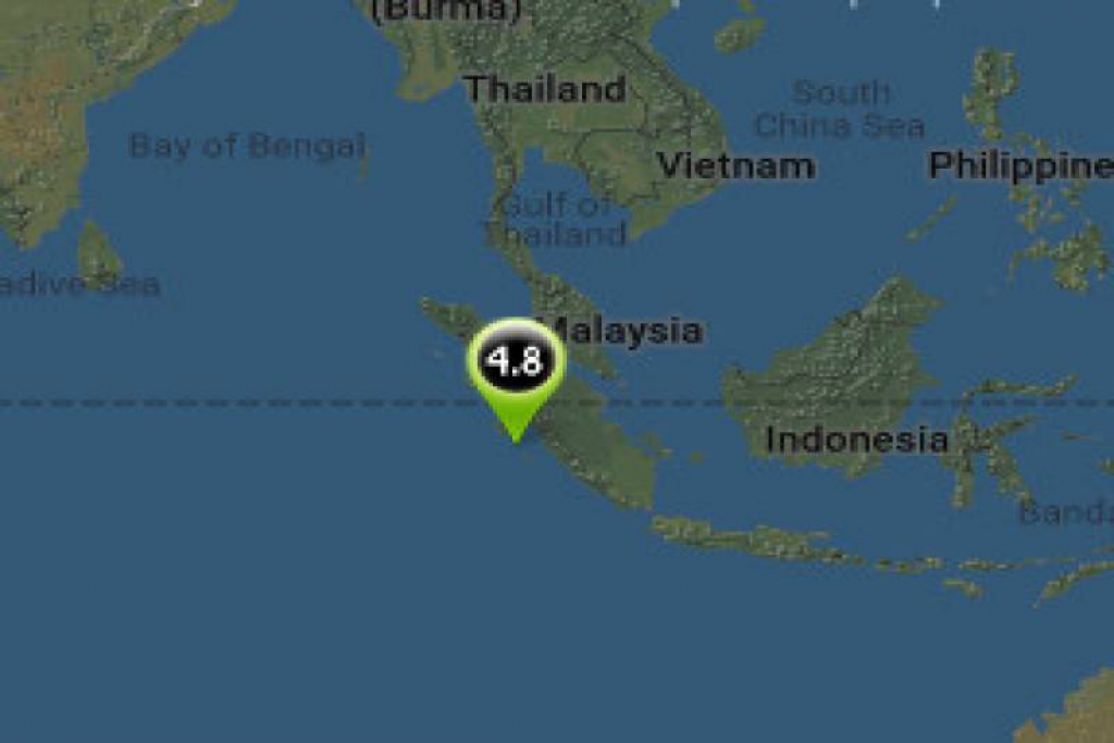 'แผ่นดินไหว'เขย่าอินโดฯซ้ำ บริเวณตอนใต้เกาะสุมาตรา