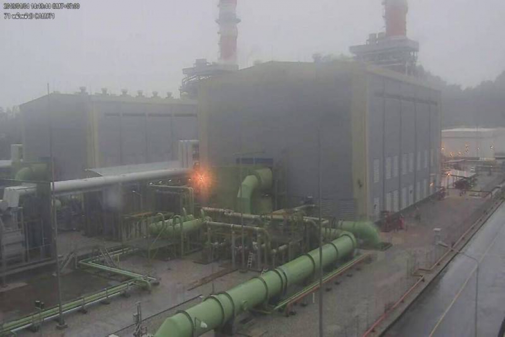 โรงไฟฟ้าขนอมพร้อมรับมือพายุปาบึกเต็มสูบ