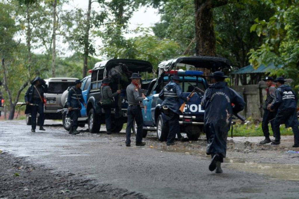 กบฏพุทธยะไข่สังหารตำรวจพม่า7ศพ