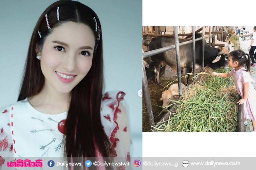 ชาวเน็ตแห่ชื่นชม'น้องปีใหม่' ชวนแม่'แอฟ'เข้าวัดทำบุญ