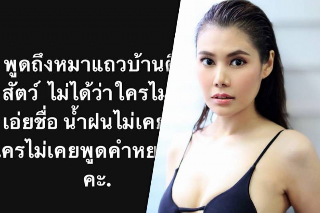 'น้ำฝน'ปัดแขวะใคร ท้องแก่ใกล้คลอดคือหมาแถวบ้าน!