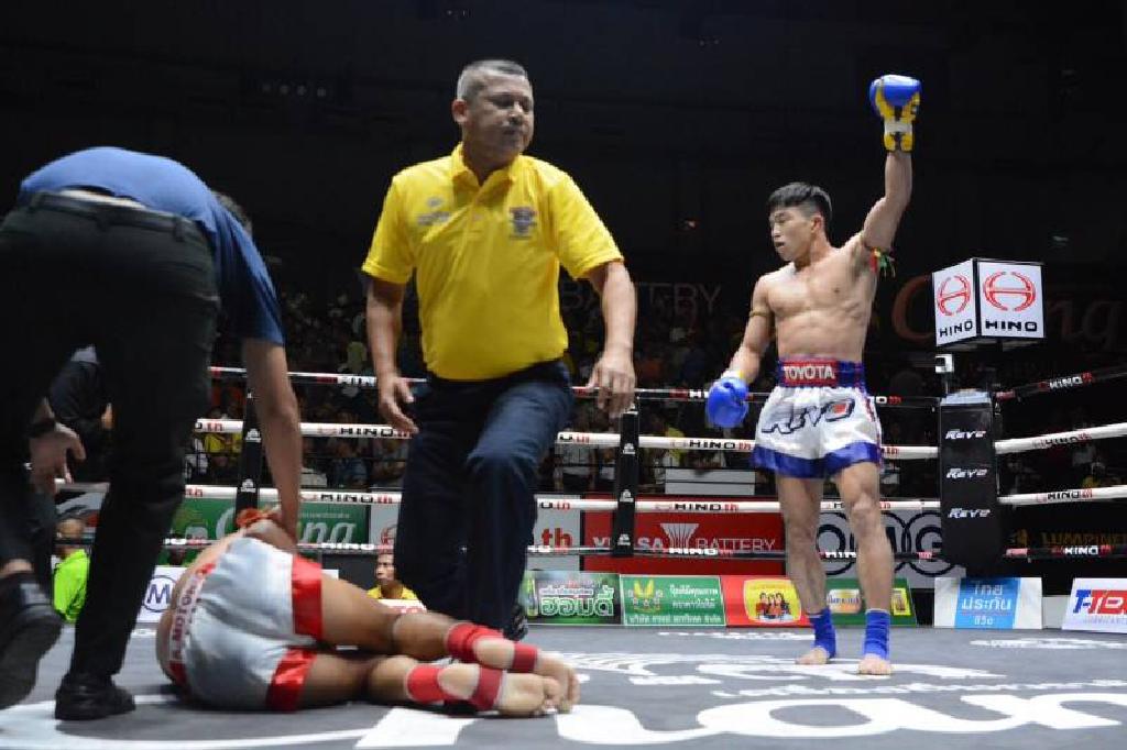 "เอกวายุ"ล้วงท้องน็อก"วันมีโชค"ที่ลุมพินี 