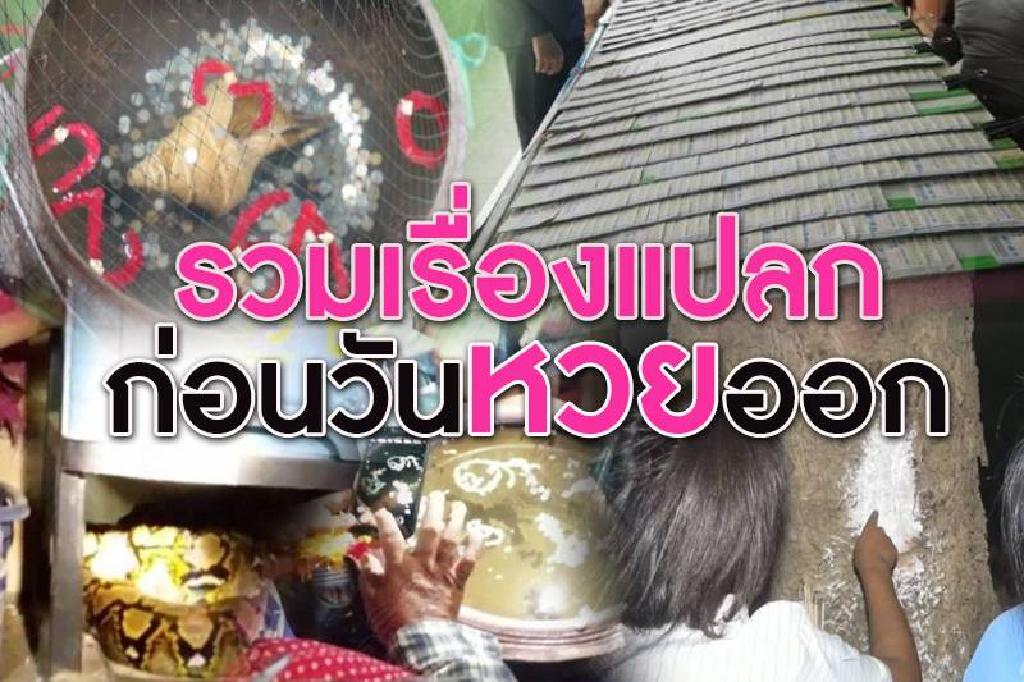 "เรื่องแปลก"ก่อนหวยออก งวด 1 มิถุนายน 2562