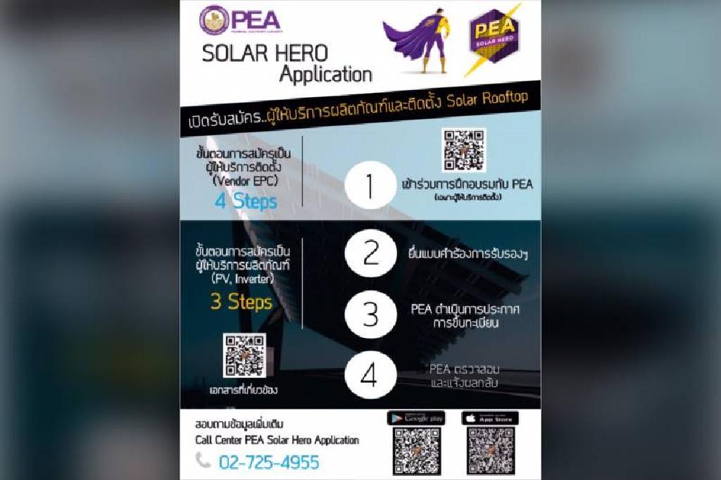 PEA Solar Hero Application 