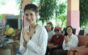 &ldquo;น้องซานต้า ศศรส&rdquo;นักแสดงจิตใจงาม..ทำบุญวันคล้ายวันเกิดที่ &ldquo;บ้านภูมิเวท&rdquo;