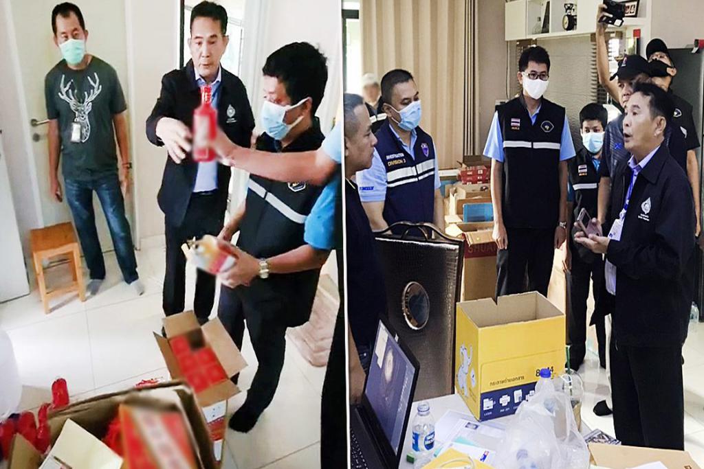 ตม. จับหนุ่มแดนมังกร ผลิต-ขายเหล้าจีน-บุหรี่เถื่อน ผ่านแอพ WeChat