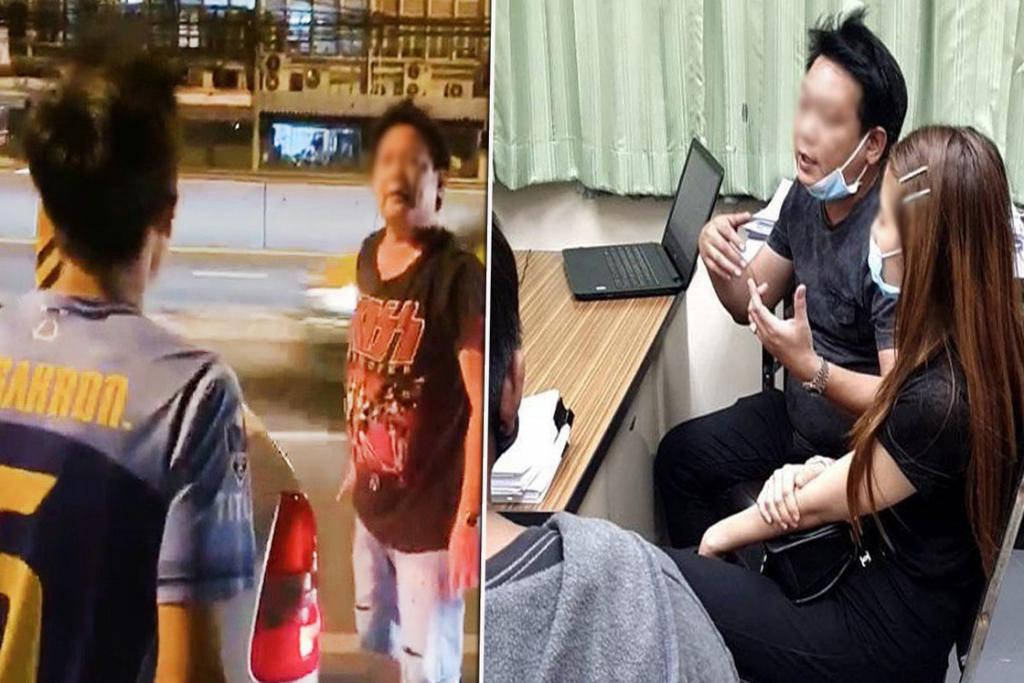 หนุ่มใหญ่พบตร. ซิ่งเบนซ์ชนจยย. แล้วหนี ก่อนวางมวยกลางถนน
