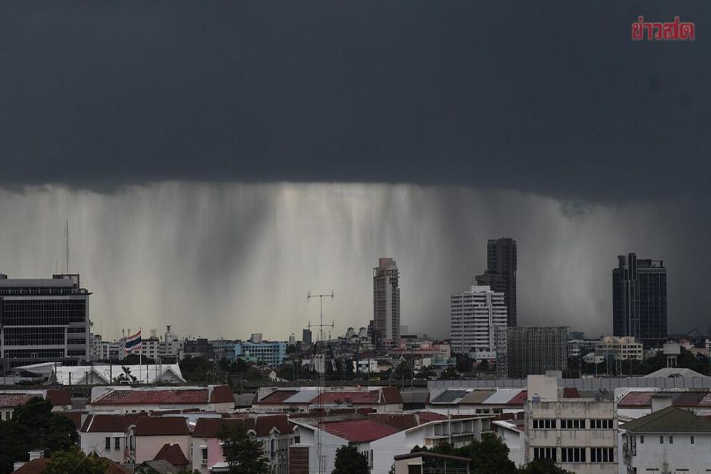 สภาพอากาศวันนี้ กรมอุตุฯ เตือน เย็นนี้หนักแน่ ฝนถล่ม44จว. ลมแรงมาก