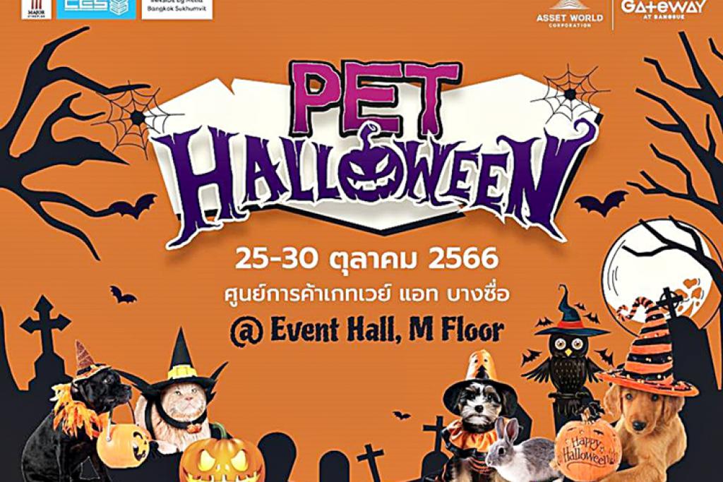 &quot; Pet Halloween 2023&quot; 25 &ndash; 30 ต.ค. 66  พบความน่ารัก น่ากลัว ชวนขนลุก!!! ที่เกทเวย์ แอท บางซื่อ งานนี้เข้าชมฟรี!! ไม่มีค่าใช้จ่าย