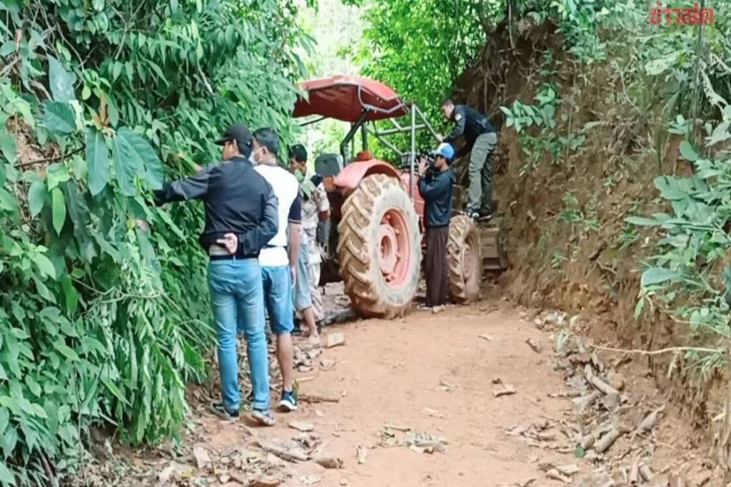 คนร้ายสุดโหด อาวุธสงครามรัวถล่มพ่อค้าไม้ยางดับกลางป่า ปลอกกระสุนเกลื่อนข้างทาง