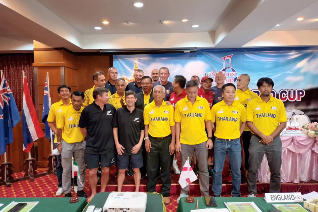 สมาคมกีฬาฟุตบอลอาวุโสไทย จัดใหญ่ ฟุตบอลอาวุโสโลก Seniors World Cup ครั้งที่ 16 ฟาดแข้งที่ ม.รัตนบัณฑิต 