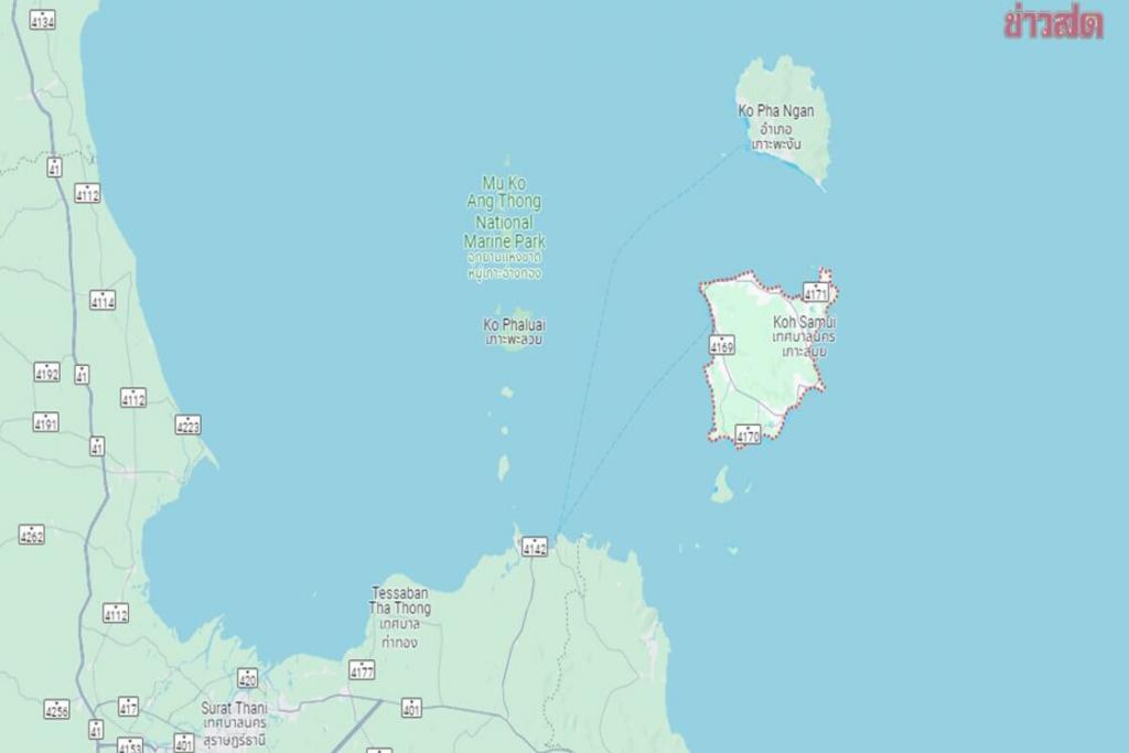 แผ่นดินไหว เกาะสมุย ช่วงกลางดึก ขนาด 2.0 ชาวบ้านรับรู้แรงสั่นสะเทือน