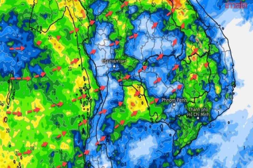 กรมอุตุฯ เตือน10วันข้างหน้า ฝนถล่มต่อเนื่อง เปิดสาเหตุ ระวังอันตราย