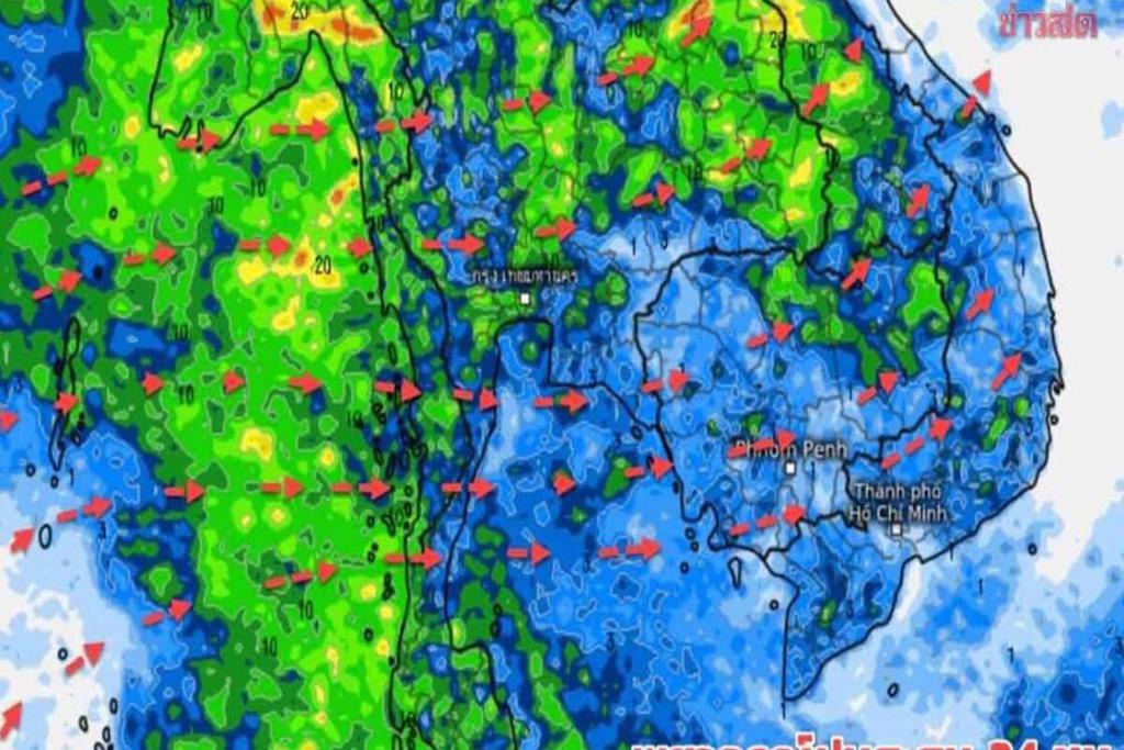 กรมอุตุฯ เตือน 10 วันล่วงหน้า ฝนตกต่อเนื่อง เผย ช่วงไหนมรสุมถล่มหนัก