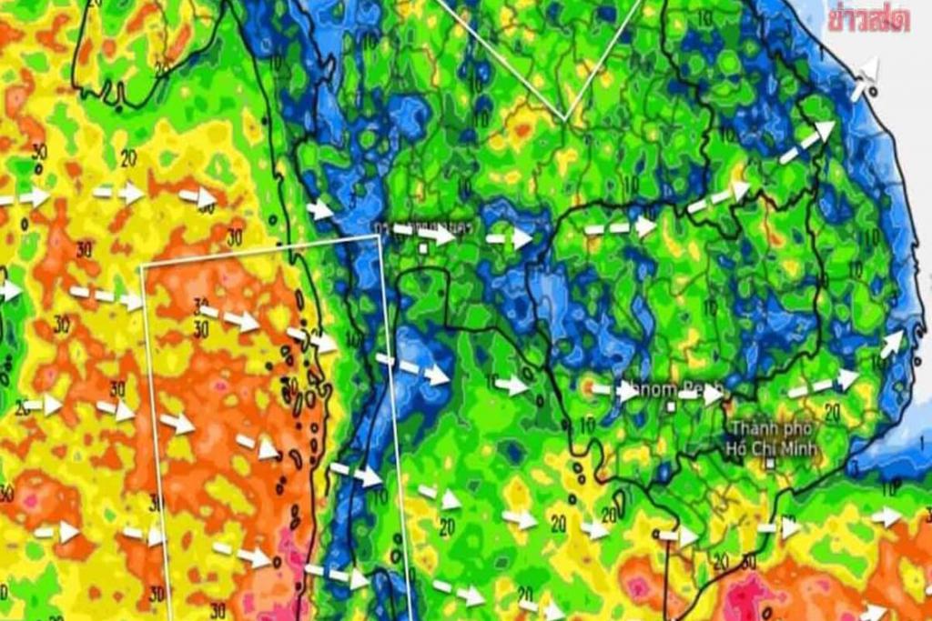 กรมอุตุฯ เตือน 10วันล่วงหน้า มรสุมกำลังแรง ฝนตกหนัก น้ำท่วมฉับพลัน