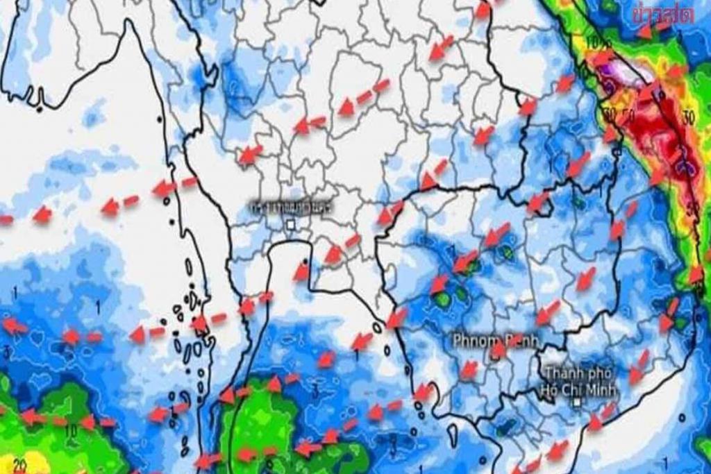 กรมอุตุฯ เตือน 10 วันล่วงหน้า ฝนตกหนักต่อเนื่อง ช่วงไหนลมหนาวพัดแรง