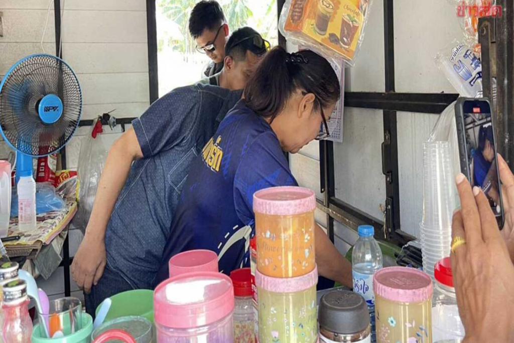 รวบแม่ค้าน้ำผลไม้ปั่น ค้ายาบ้า ตำรวจล่อซื้อก่อนบุกรวบคาร้าน
