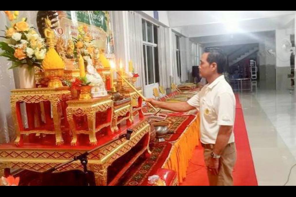 วันพระใหญ่ ชุดปฏิบัติการตำบลยั่งยืนฯ สภ.หนองแค จัดกิจกรรมทางพุทธศาสนาแก่ผู้บำบัด นอนค้างวัดนำธรรมะ ชนะใจตน