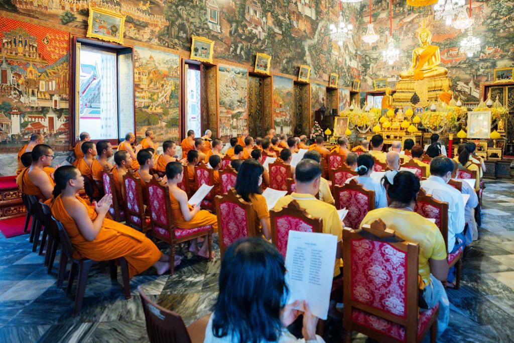 พระพรหมวัชรเมธี เป็นประธานสงฆ์นำคณะสงฆ์ เจริญพระพุทธมนต์ เพื่อเฉลิมพระเกียรติถวายพระพรชัยมงคลแด่ พระบาทสมเด็จพระเจ้าอยู่หัว เนื่องในโอกาสวันเฉลิมพระชนมพรรษา