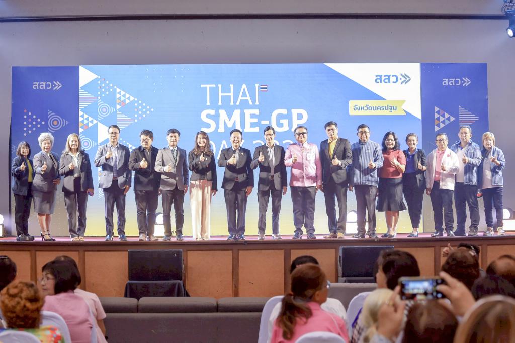 สสว. หนุน SME ที่เข้าร่วมโครงการส่งเสริมผู้ประกอบการผ่านระบบ BDS  ออกบูธในงาน “Thai SME-GP Day 2025 จังหวัดนครปฐม”