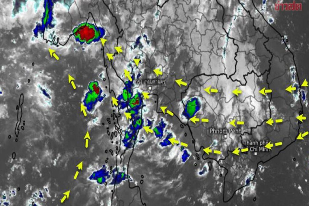 สภาพอากาศวันนี้ กรมอุตุนิยมวิทยา เตือนฝนตกหนัก 50 จังหวัดโดนถล่ม กทม.เต็มๆ