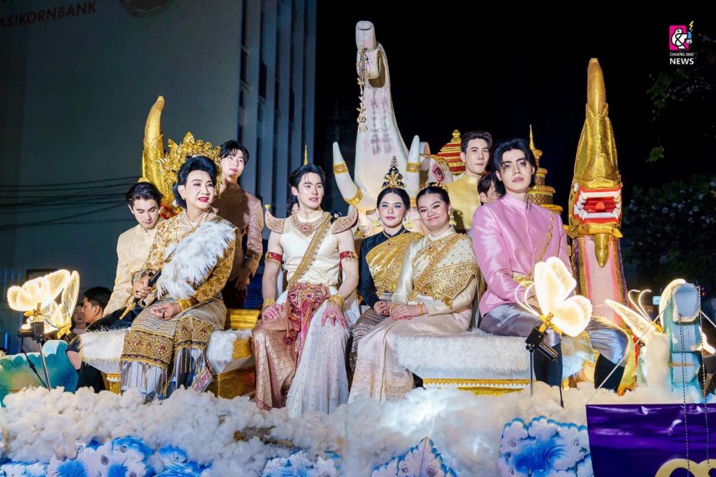 มาดามหยก กชพร เวโรจน์ ร่วมขบวน “หอคำพญามังราย” สืบสานศิลปวัฒนธรรมล้านนา ในงานยี่เป็ง เชียงใหม่ 2568