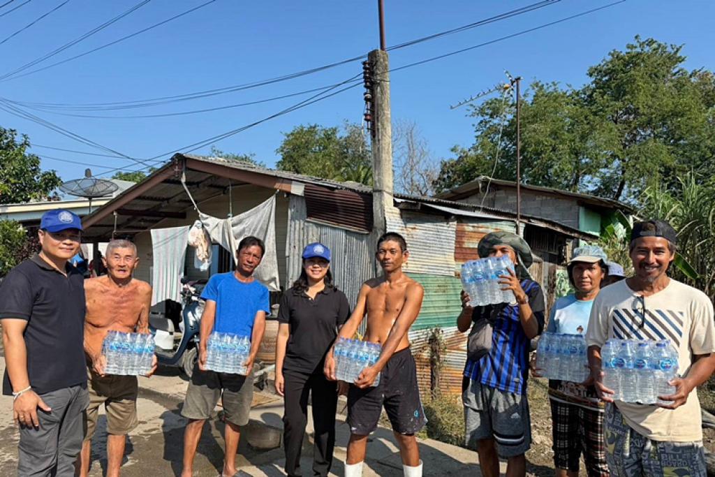 อจน.ร่วมสนับสนุนการแก้ไขปัญหาความเดือดร้อนจากอุทกภัยในจังหวัดสงขลา