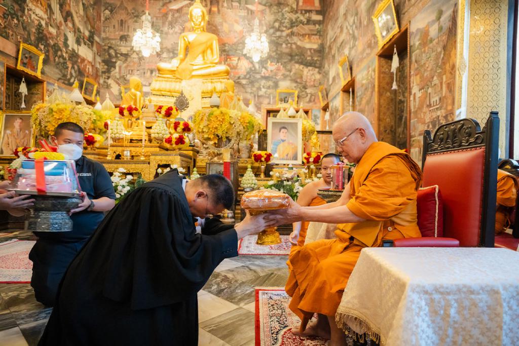 พิธีเจริญชัยมงคลคาถา แสดงความยินดี ดร.อวิรุทธ์ ชาญชัยกิตติกร เข้ารับพระราชทานปริญญาปรัชญาดุษฎีบัณฑิต