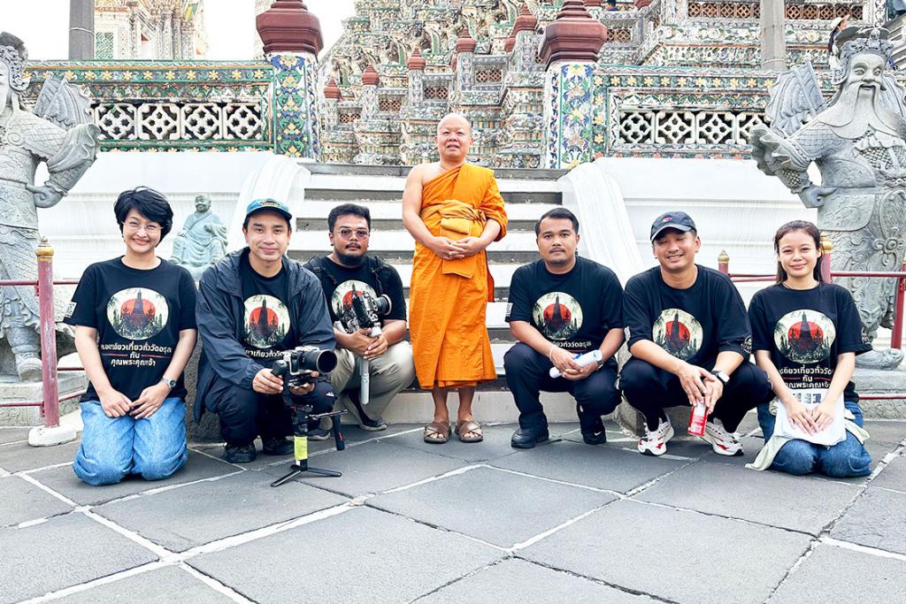 ได้ฤกษ์เปิดกล้องการถ่ายทำรายการ แอพเดียวเที่ยวทั่ววัดอรุณกับคุณพระคุณเจ้า ณ วัดอรุณราชวราราม