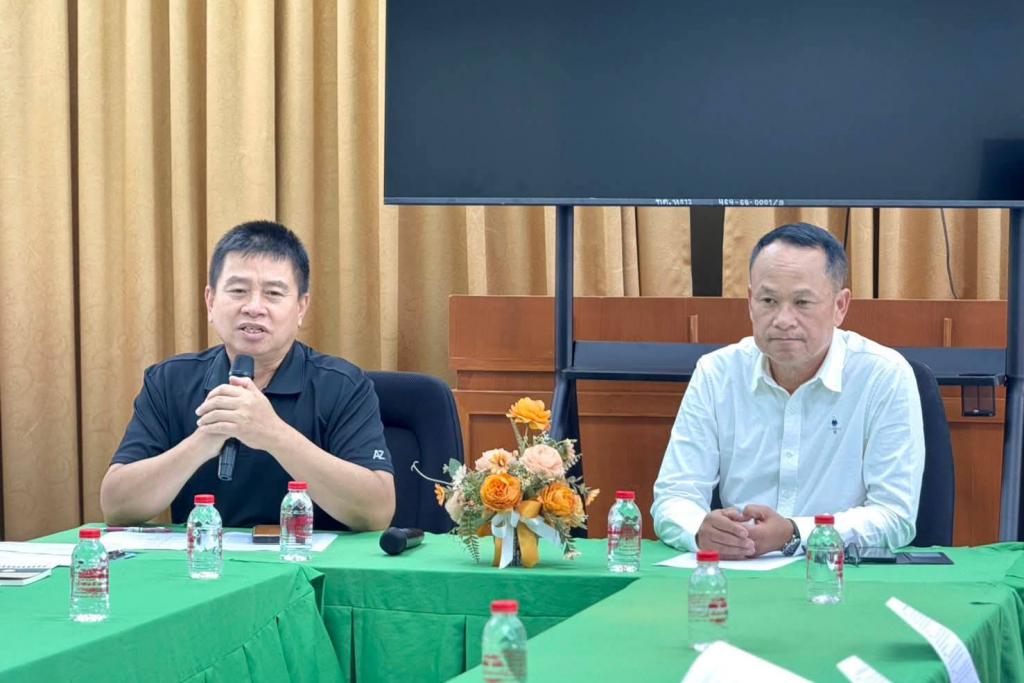 ว่าที่ พ.ต.ต.วรเมธ ธรรมจันตา นายกเทศมนตรีตำบลหงาว เป็นประธานการประชุม เตรียมปะทะกีฬาผู้สูงอายุสัมพันธ์ หวังส่งเสริมการพัฒนาร่างกาย จิตใจ ผู้สูงอายุ