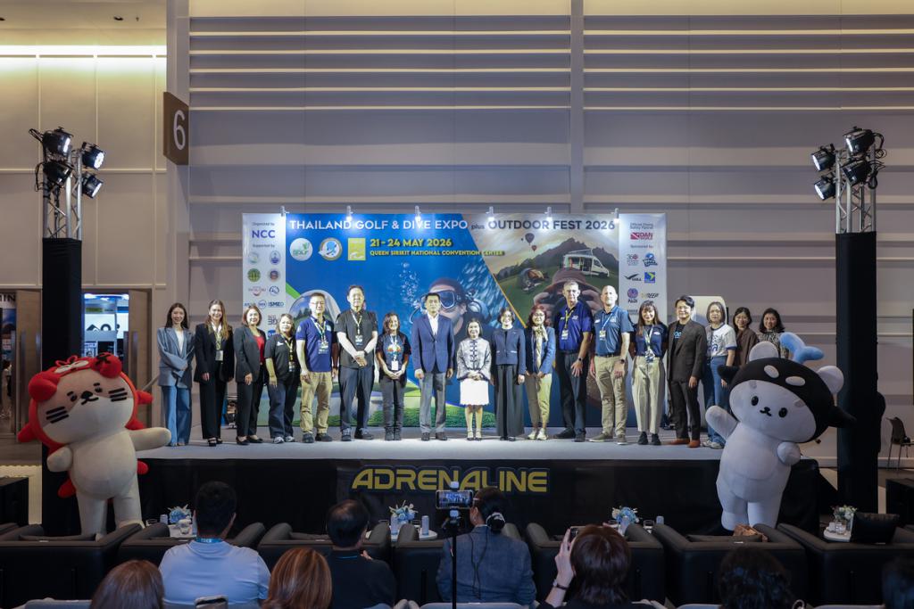 กระทรวงท่องเที่ยวฯ - ททท. - QSNCC เปิดงาน &ldquo;กอล์ฟ&ndash;ดำน้ำ&ndash;Outdoor&rdquo; ดันไทยสู่ฮับท่องเที่ยวพรีเมียมโลก คาดเงินสะพัดกว่า 200 ล้านบาท