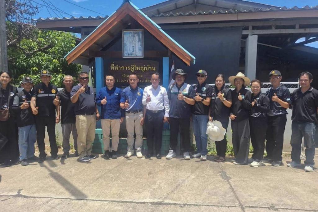 ทต.หงาว ร่วมลดโลกร้อน นำนายอำเภอเทิง พร้อมคณะตรวจ โครงการถังขยะเปียกลดโลกร้อน การบริหารจัดการขยะมูลฝอยลดปัญหาปล่อยก๊าซเรือนกระจก