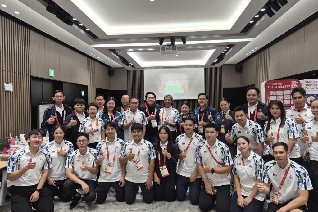 &ldquo;สุรศักดิ์&rdquo; นำทีมผู้บริหาร เยี่ยม Thai House ส่งกำลังใจทัพนักกีฬาไทย