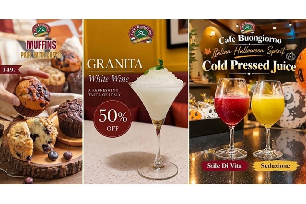 Caf&eacute; Buongiorno ถ่ายทอดเสน่ห์ &ldquo;Italian Halloween Spirit&rdquo; ผ่านเรื่องราวความเชื่อ เมนูพิเศษ และวัฒนธรรมการแบ่งปันแบบอิตาเลียนตลอดเดือนตุลาคม